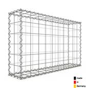 Gabion 100 x 60 x 20 cm - Qualité Made in Germany - Mailles Carrées 10 x 10 cm - GabionDeco®