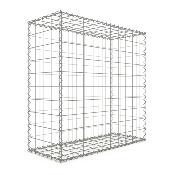 Gabion 100 x 100 x 40 cm - Qualité Made in Germany - Mailles Carrées 10 x 10 cm - GabionDeco®