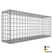 Gabion Haute Qualité - Longueur 100 x Hauteur 40 x Epaisseur 20 cm - Mailles Carrées 5 x 5 cm - GabionDeco® Made in Germany