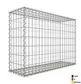 Gabion Haute Qualité L 100 x H 70 x Ep 30 cm - Mailles Rectangulaires 5 x 10 cm - GabionDeco® - Made in Germany