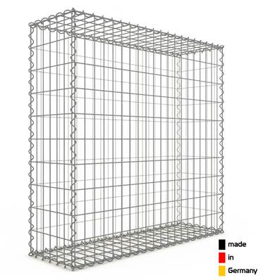 GabionDeco® - Gabion Haute Qualité L 100 x H 100 x Ep 30 cm - Mailles Rectangulaires 5 x 10 cm - Made in Germany