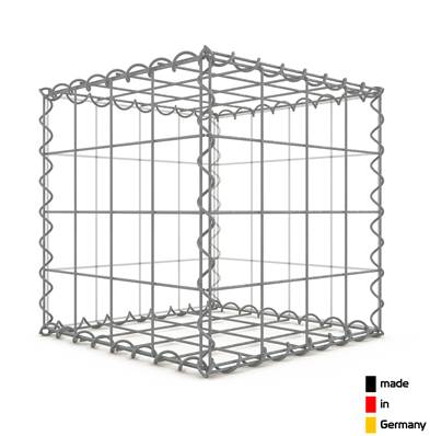 Gabion 40 x 40 x 40 cm - Qualité Made in Germany - Mailles Carrées 10 x 10 cm - GabionDeco®