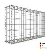 Gabion Haute Qualité L 100 x H 60 x Ep 20 cm - Mailles Rectangulaires 5 x 10 cm - GabionDeco® - Made in Germany