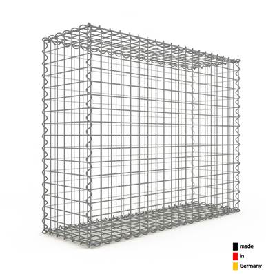 Gabion Haute Qualité - Longueur 100 x Hauteur 80 x Epaisseur 30 cm - Mailles Carrées 5 x 5 cm - GabionDeco® Made in Germany