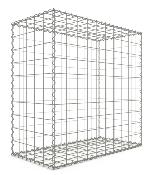 Gabion 100 x 100 x 50 cm - Qualité Made in Germany - Mailles Carrées 10 x 10 cm - GabionDeco®