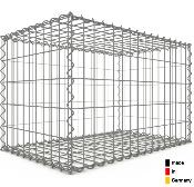 Gabion Haute Qualité L 80 x H 50 x Ep 50 cm - Mailles Rectangulaires 5 x 10 cm - GabionDeco® - Made in Germany