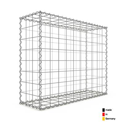 Gabion 100 x 80 x 30 cm - Qualité Made in Germany - Mailles Carrées 10 x 10 cm - GabionDeco®