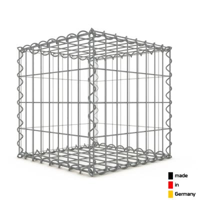 Gabion Haute Qualité L 40 x H 40 x Ep 40 cm - Mailles Rectangulaires 5 x 10 cm - GabionDeco® - Made in Germany