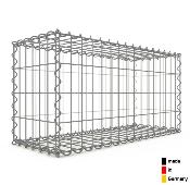 Gabion Haute Qualité L 80 x H 40 x Ep 30 cm - Mailles Rectangulaires 5 x 10 cm - GabionDeco® - Made in Germany