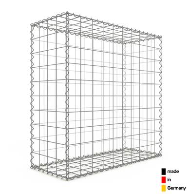 Gabion 100 x 100 x 40 cm - Qualité Made in Germany - Mailles Carrées 10 x 10 cm - GabionDeco®