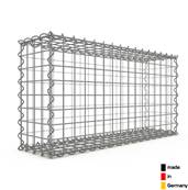 Gabion Haute Qualité - Longueur 80 x Hauteur 40 x Epaisseur 20 cm - Mailles Carrées 5 x 5 cm - GabionDeco® Made in Germany