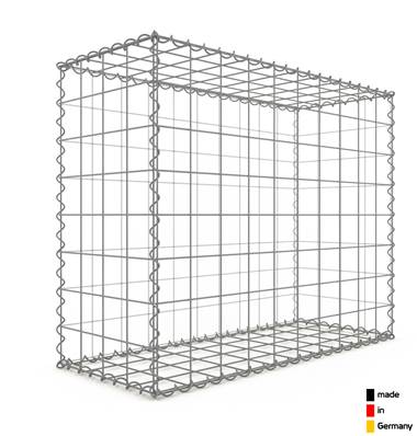 Gabion 100 x 80 x 40 cm - Qualité Made in Germany - Mailles Carrées 10 x 10 cm - GabionDeco®