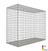 Gabion Haute Qualité - Longueur 100 x Hauteur 80 x Epaisseur 40 cm - Mailles Carrées 5 x 5 cm - GabionDeco® Made in Germany