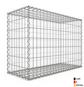 Gabion Haute Qualité L 100 x H 70 x Ep 40 cm - Mailles Rectangulaires 5 x 10 cm - GabionDeco® - Made in Germany