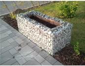 GabionDeco® - Jardinière Gabion 100 x 70 x 100 cm - Made in Germany - Mailles Rectangulaires 5 x 10 cm